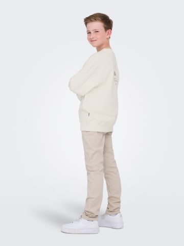 ONLY & SONS Junior Sweatshirt "Tanner" in Weiß