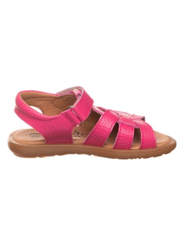 lamino Leder-Sandalen in Pink