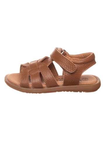 lamino Leder-Sandalen in Hellbraun
