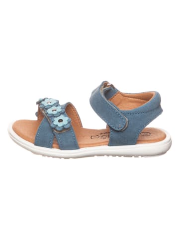lamino Leder-Sandalen in Blau
