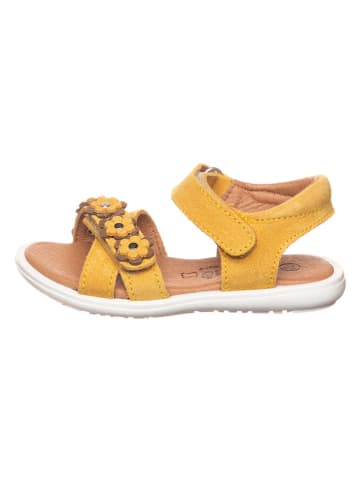 lamino Leder-Sandalen in Gelb