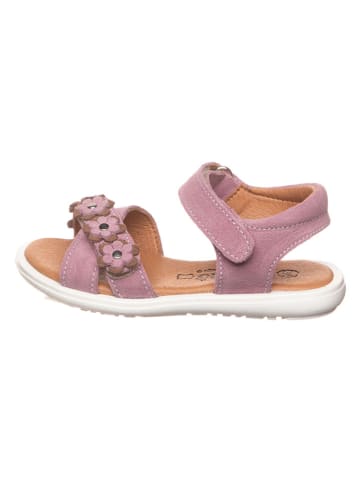 lamino Leder-Sandalen in Rosa