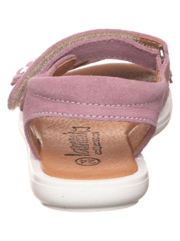 lamino Leder-Sandalen in Rosa