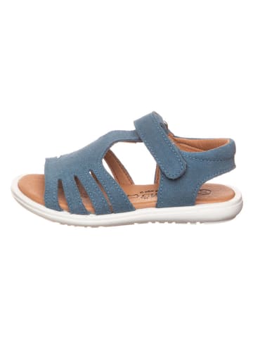 lamino Leder-Sandalen in Blau