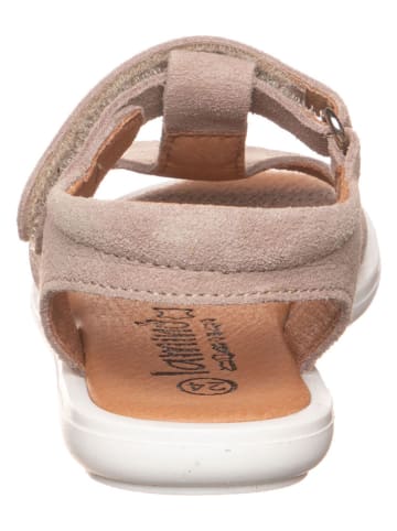 lamino Leder-Sandalen in Beige
