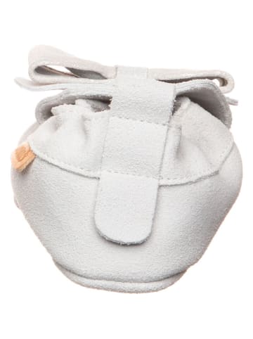 lamino Leder-Krabbelschuhe in Weiß