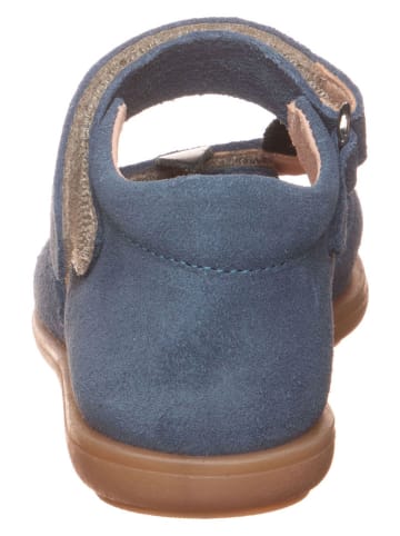 lamino Leder-Sandalen in Blau