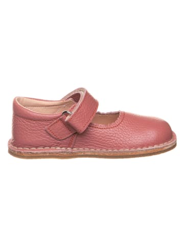 lamino Leder-Spangenballerinas in Rosa