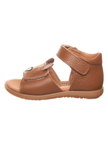 lamino Leder-Sandalen in Hellbraun