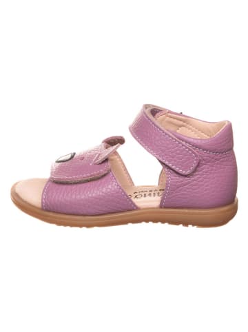 lamino Leder-Sandalen in Lila