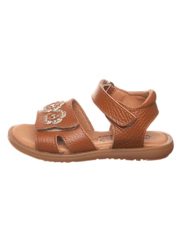 lamino Leder-Sandalen in Hellbraun