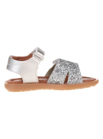 lamino Sandalen in Silber