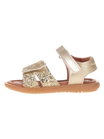 lamino Sandalen goudkleurig
