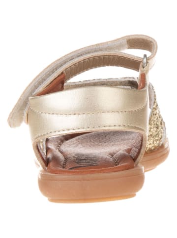 lamino Sandalen goudkleurig