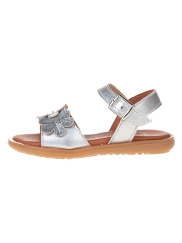 lamino Sandalen in Silber