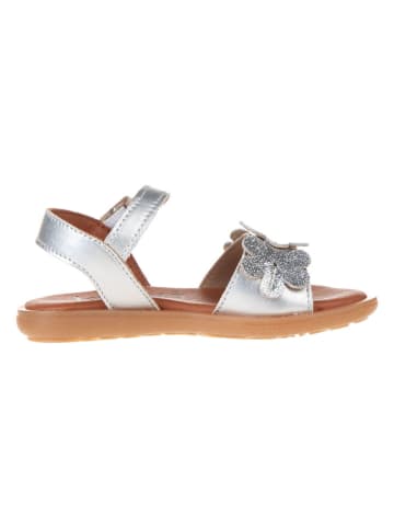 lamino Sandalen zilverkleurig