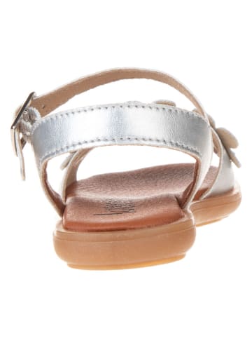 lamino Sandalen zilverkleurig