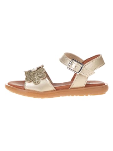 lamino Sandalen goudkleurig