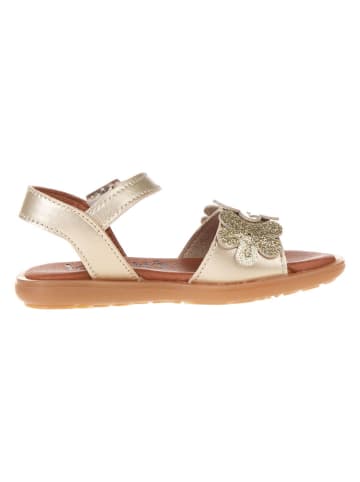 lamino Sandalen goudkleurig