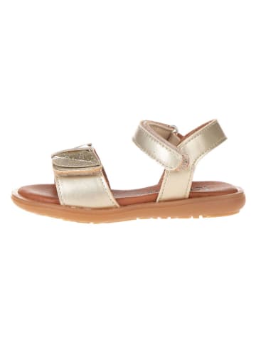 lamino Sandalen goudkleurig