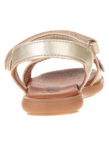 lamino Sandalen goudkleurig