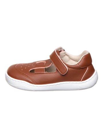 lamino Barefootenkelsandalen lichtbruin