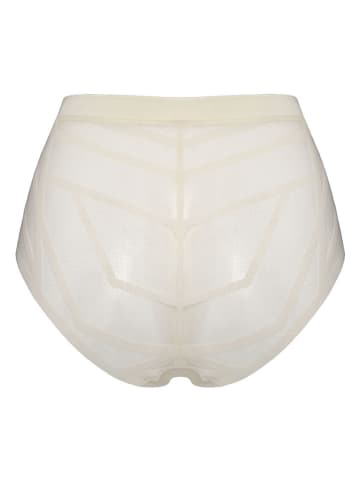 Marlies Dekkers Figi high waist "The Illusionist" w kolorze kremowo-beżowym