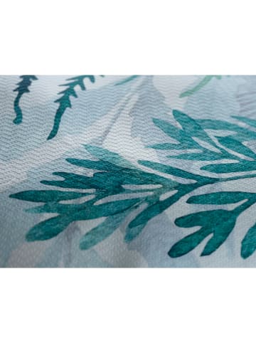 HNL Beddengoedset "Hailee" wit/turquoise