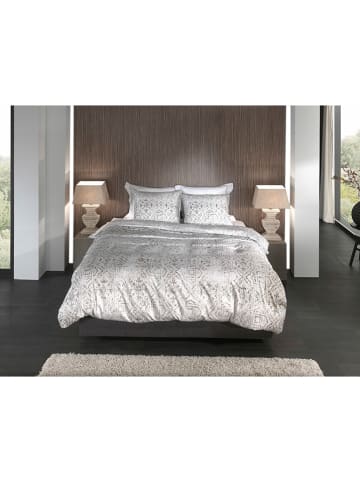 HNL Mako-Satin-Bettwäsche-Set "Esmeralda" in Beige