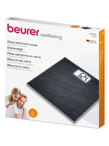 Beurer Waga "GS 203 Slate" w kolorze czarnym