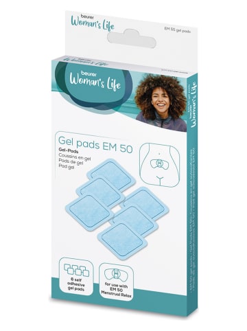 Beurer 6er-Set: Gelpads in Hellblau