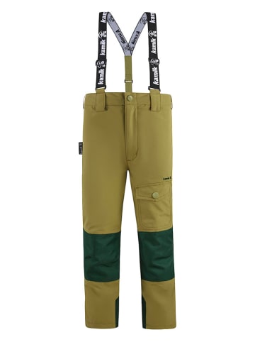 Kamik Spodnie przeciwdeszczowe "Blaze" w kolorze khaki