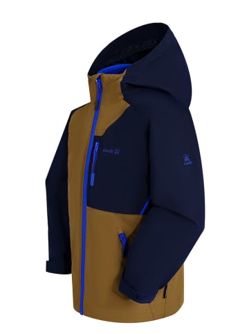 Kamik 3-in-1 regenjas "Silas" bruin/blauw