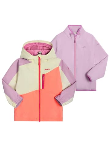 Kamik 3-in-1 regenjas "Estella" oranje/geel/paars