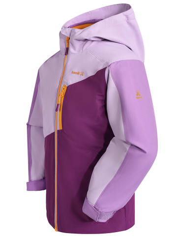 Kamik 3in1-Regenjacke "Estella" in Lila/ Orange