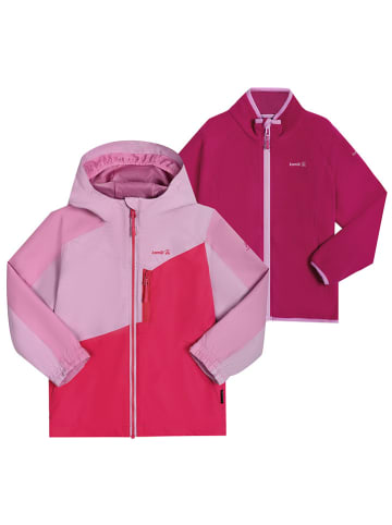 Kamik 3in1-Regenjacke "Estella" in Pink/ Lila