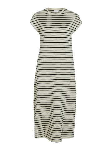 Vila Kleid in Schwarz/ Creme