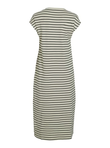 Vila Kleid in Schwarz/ Creme