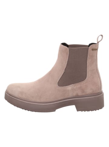 Legero Leder-Chelsea-Boots in Beige