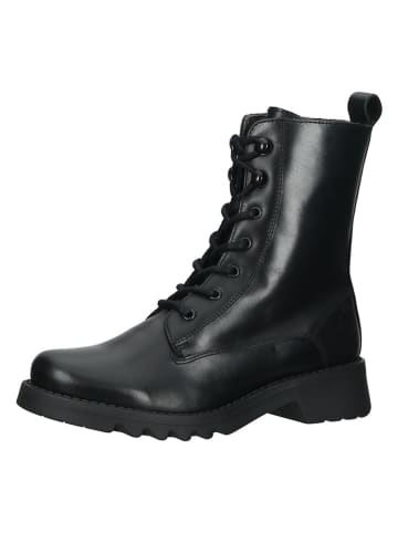 Fly London Leder-Boots in Schwarz