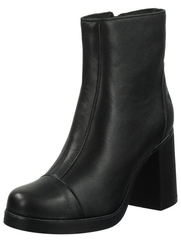 Fly London Leder-Stiefeletten in Schwarz