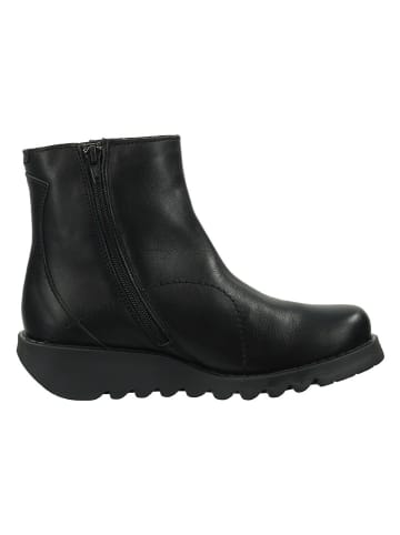 Fly London Leder-Boots in Schwarz