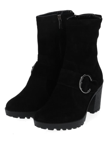 Igi&Co Leder-Stiefeletten in Schwarz