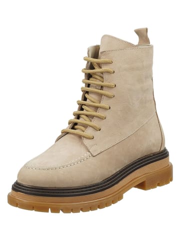 ILC Leder-Boots in Beige