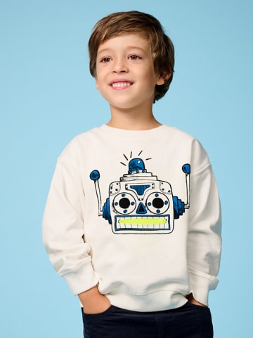 COOL CLUB Sweatshirt in Creme/ Dunkelblau