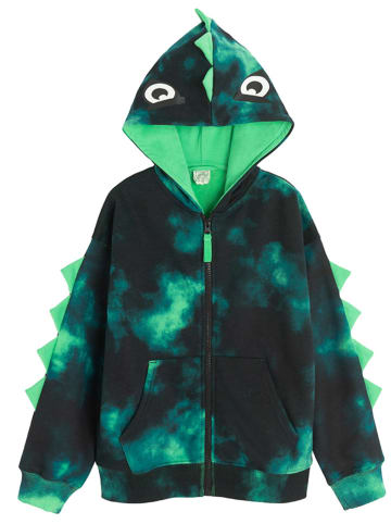 COOL CLUB Sweatjacke in Grün