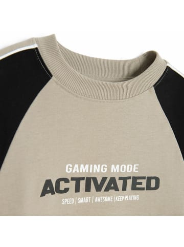 COOL CLUB Sweatshirt beige/zwart