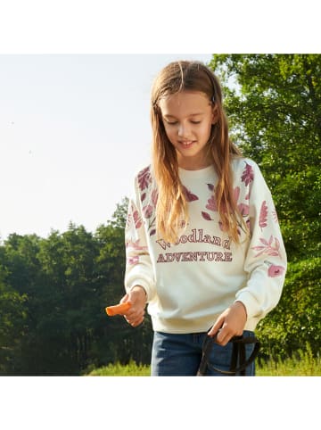 COOL CLUB Sweatshirt in Creme/ Rot