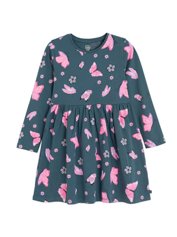 COOL CLUB Kleid in Dunkelblau/ Rosa