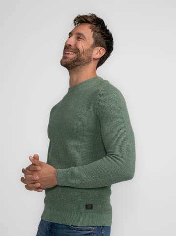 Petrol Industries Pullover in Grün